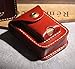 EveryWell Men’s Genuine Leather Cowhide Lighter Holder Case Belt Loop Cigaret Pouch (Red)thumb 1
