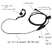 Lsgoodcare 2.5MM 1 Pin G Shape Clip-Ear Ear Hook Earpiece Headset PTT and Mic Compatible for Motorola Talkabout 2 Two Way Radio MH230R MR350R MS350R MT350R Walkie Talkie, Pack of 10
