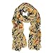 TrendsBlue Elegant Birds & Butterflies Print Fashion Scarf, Beige