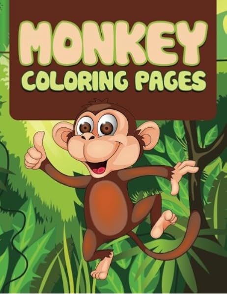 Monkey Coloring Book For Kids Awesome Fun Publishing Llc Speedy 9781681855370 Amazon Com Books