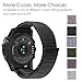 Fintie Band for Garmin Fenix 5X Plus/Tactix Charlie Watch, Nylon Sport Loop Replacement Strap Bands with Adjustable Hook‑and‑Loop Fastener for Garmin 3 HR/5X/5X Plus/Tactix Charlie Smartwatch, Black