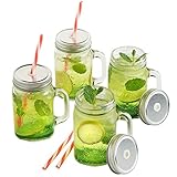 Mason Glass Drinking Jar (Set of 4)