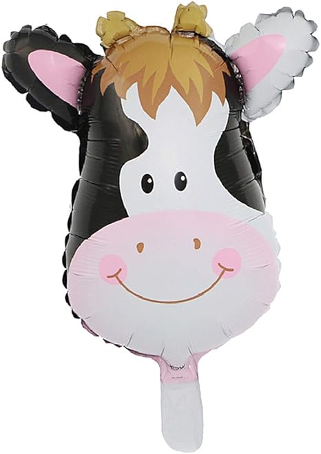 Amazon F Fityle バルーン 風船 動物ヘッド 子供 ギフト 装飾 全６タイプ 牛 風船 バルーン おもちゃ
