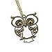 Caetle Big Eye Hollow Owl Bird Love Lover Chain Necklace