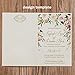 Wishmade Ivory Laser Cut Wedding Invitations Cards kits With Lace Sleeve Flower Pocket Design Cardstock 50 Pieces for Bridal Shower (pack of 50pcs)