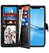 iPhone X Case, Pasonomi iPhone X Wallet Case with Detachable SlimCase - [Folio Style] PU leather wallet case with ID&Card Holder Slot Wrist Strap for Apple iPhone X 5.8 inch 2017(Black)