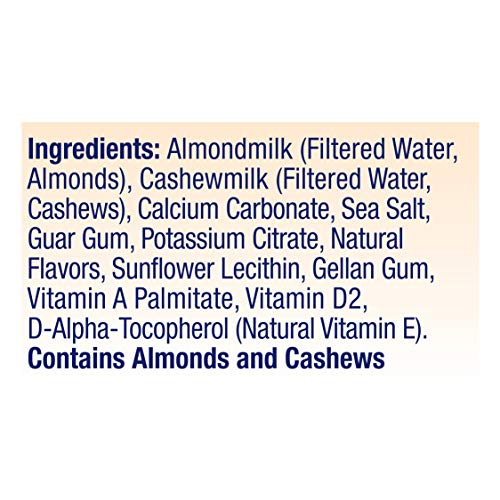 Almond Breeze Almond Cashew, Unsweetened Original, Almondmilk and Cashewmilk Blend, 64, fl oz