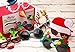 Ocean Line Novelty Christmas Glasses - 6 Pack Creative Funny Eyewear, Happy New Year Celebration, Holiday Costume Party Supplies Decoration for Kids and Adults