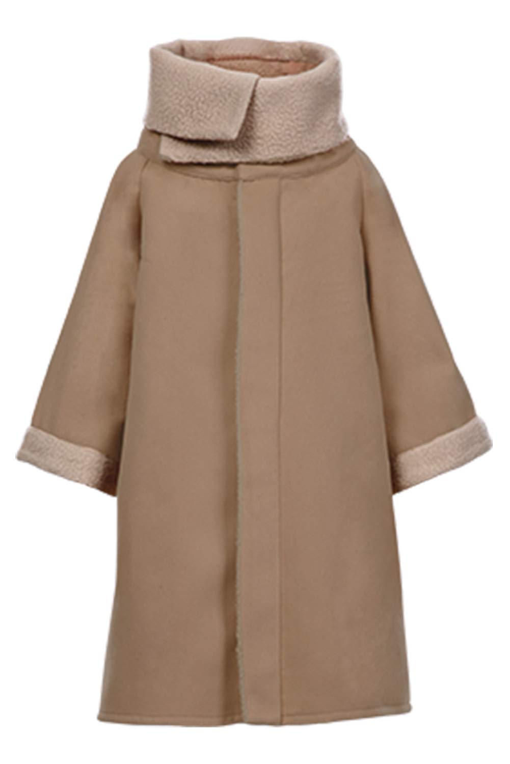 Photo 1 of Toddler Kids Cosplay Costume Halloween Robe Dress Up Winter Coat (Brown, Medium)
