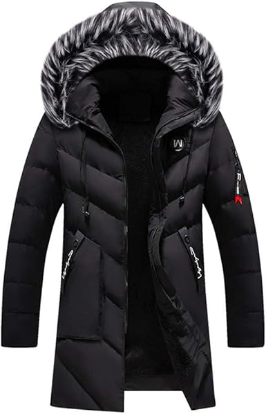 slim fit parka mens