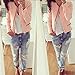 Women Fashion Casual Long Sleeve O Neck Front Zipper Pink Coat Jacket (L)