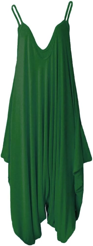 RM Fashions Women's Plus Size Spaghetti Strap Jumpsuit