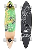 Volador 40inch Pintail Freeride Longboard ( Topmounted flat concave) (tropical)