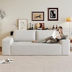 63" Cloud Loveseat Boneless Sofa Couch in a Box, No