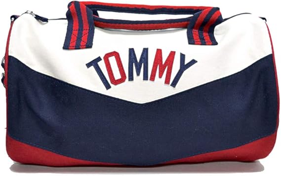Amazon Co Jp トミーヒルフィガー Tommy Hilfiger ミニボストン 2way ダッフルバッグ ショルダー キャンバス ロゴ トリコロールカラー トリコロール 並行輸入品 服 ファッション小物