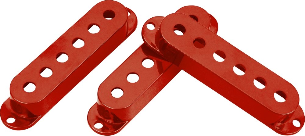 DiMarzio DM2001RD - Strat Covers, Large - Red - Set of Three โ image 1