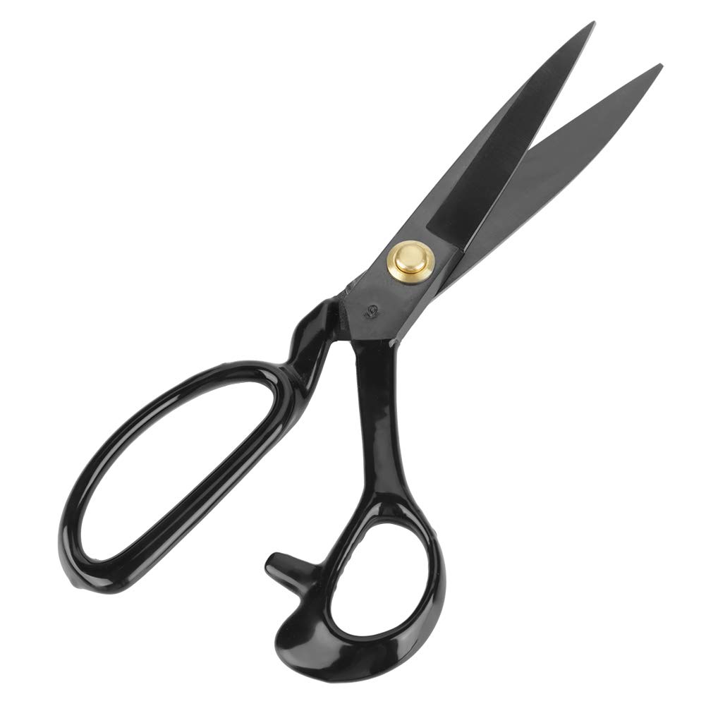 9IN Matel Scissors High Carbon Steel Tailor-Shears Sewing Scissors with TPR Handle for Home Office Art Work Daily Use