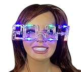 2017 Happy New Years LED Light Up Flashing Glasses