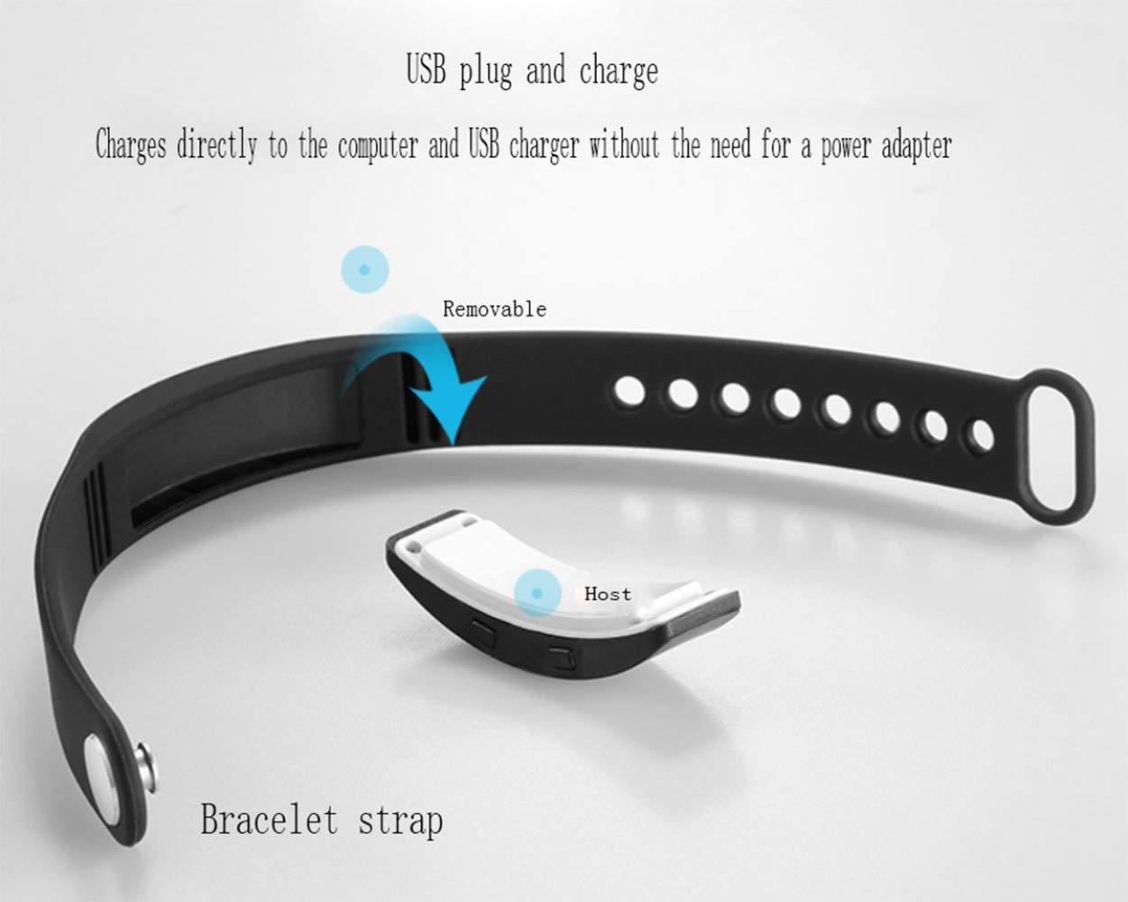 Amazon.com: WATCHBB Smart Sports Watch Male Female Student ...