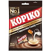 Kopiko Cappuccino Candy &ndash; Hard Candy from Indonesia (4.23oz) | Bold-tasty candy with real coffee extract &ndash; Satisfying boost for on-the-go energy &ndash; 4.23 oz