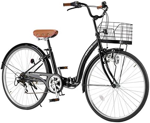 Graphis Gr City Ot 26 26インチ 折り畳み自転車 シティサイクル 一般車 6段変速 自転車 メンズ レディース ママチャリ おしゃれ 通販