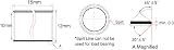sourcing map 10mm Bore Sleeve Bearing 12mm OD x 15mm Plain Bushings Oilless view 3