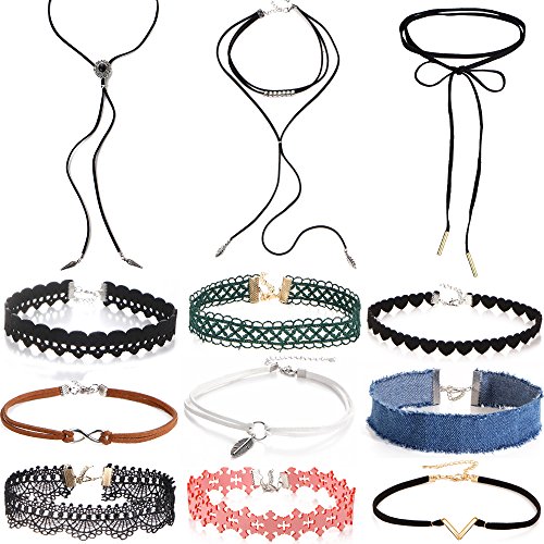 New Fashion Vintage Lace Velvet Tattoo Choker Necklace Set Accessories Personality Jewelry Women Gift
