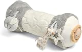 Mamas & Papas Tummy Time Roll Interactive Soft Baby Pillow Grey view 2