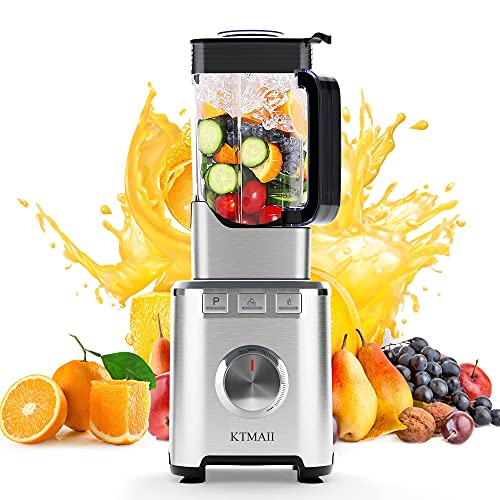 KTMAII Countertop Smoothie Blender, 1800W Professional High Powered