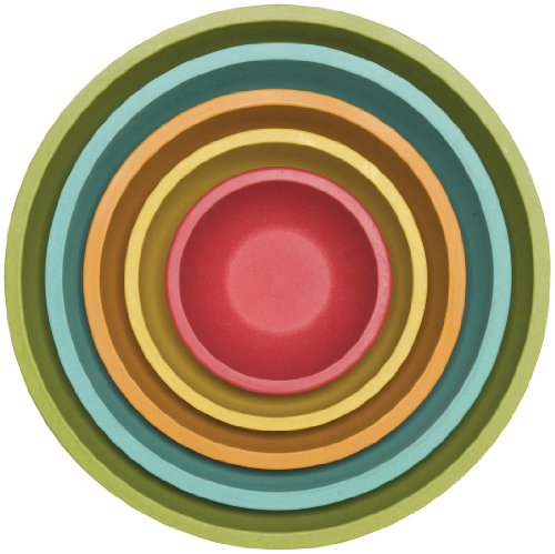 Now Designs Ecologie Mixing Bowls, Multi, Set of 5