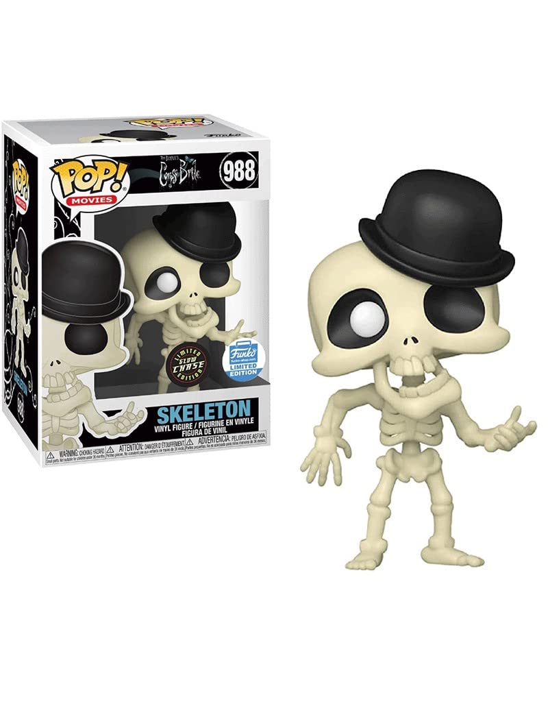 Funko 49665 Pop! Movies: Corpse Bride - Skeleton (Bojangles Special Edition) #988