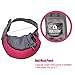 BREADEEP Pet Sling Carrier, Small Dog Cat Sling Bag for Travel, Hands Free Front Pack Chest Carrier with Breathable Mesh Pouch, Rose in S