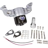 Chevy Small Block Electric Water Pump - 35 GPM, Chrome Aluminum, 283, 327, 350, 400, SBC