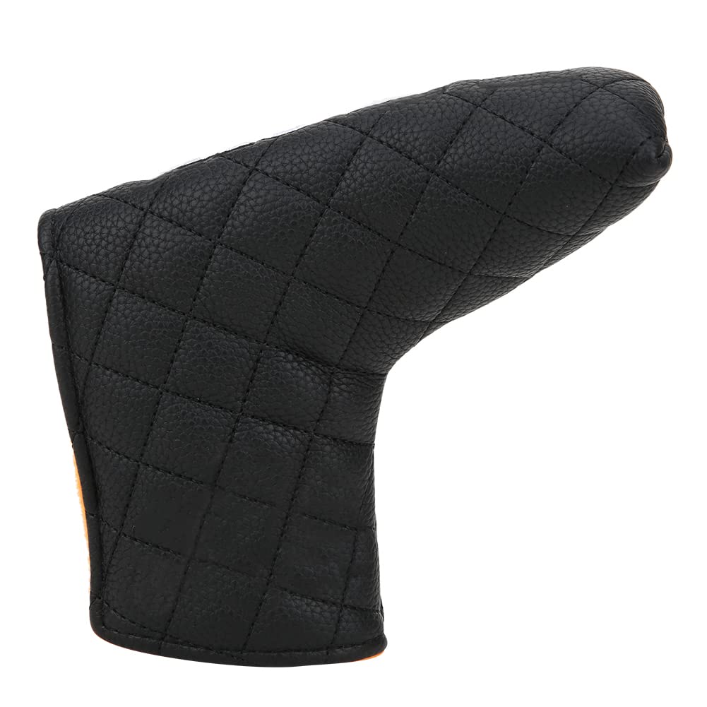 01 02 015 Club Cover, Headcover Professional Magnetic for Blade Putter(black)