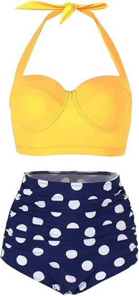amazon yellow bathing suit