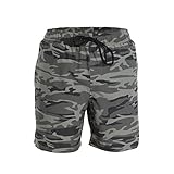 Men's Swim Trunks and Workout Shorts - Camouflage - Swimsuit or Athletic Shorts - Adults Boys
