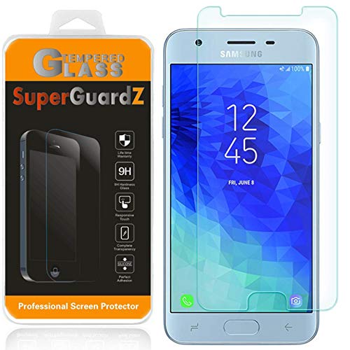 [2-Pack] for Samsung Galaxy J7V (2nd Gen, 2018) Screen Protector [Tempered Glass], SuperGuardZ, 9H, 0.3mm, Anti-Scratch, Anti-Bubble [Lifetime Replacement] + 2 Stylus Pen