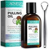 thumbnail image 2 of Guru Nanda Coconut Mint Whitening Oil Pulling Mouthwash – 8 Fl Oz + 20oz – Alcohol Free 2 of 5