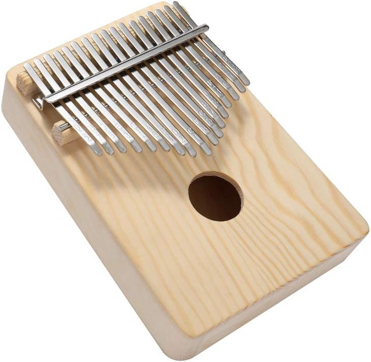 Kalaok Simple Assembly Kalimba Handwork DIY Kit Wood Finger Thumb Piano for Children Kids Musical Instrument