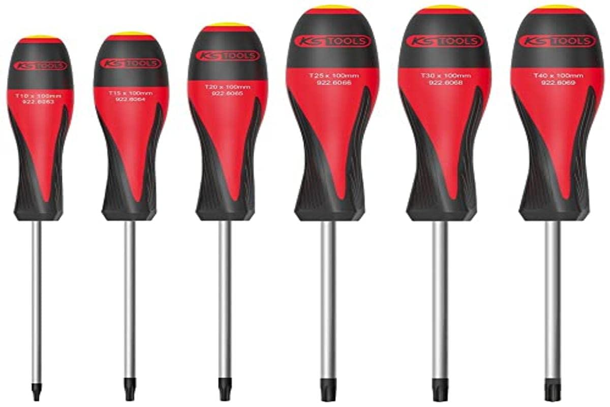 KS Tools 922.6060 - Set of 6 Ultimate® torx® Screwdrivers