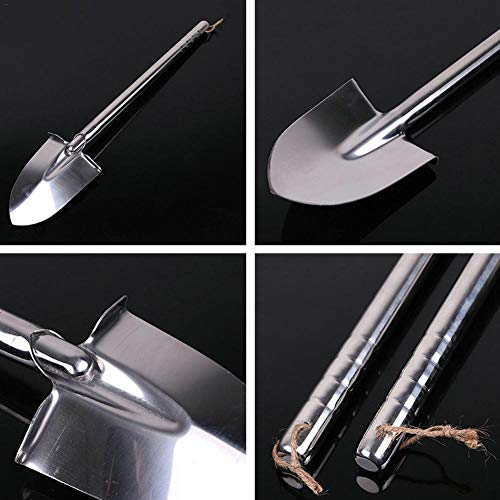 Winter-snow Garden Tools Multi-Purpose Stainless Steel Garden Shovel for Outdoor Agricultural Tip Digging Weeding Seeding Cultivating Tree Tool Loosening Equipment