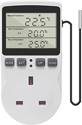 KETOTEK Digital Thermostat Plug Socket 220V with Sensor Probe