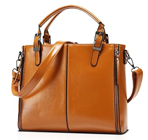 aeoss womens girls large size handbags for office professional shoulder messenger sling pu leather satchel stylish modern retro tote bag