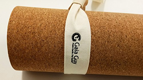 Yoga Mat Sling Adjustable Carry Strap - GOTS Organic Cotton 71" Long x 1.5" Wide - Thumbnail 6