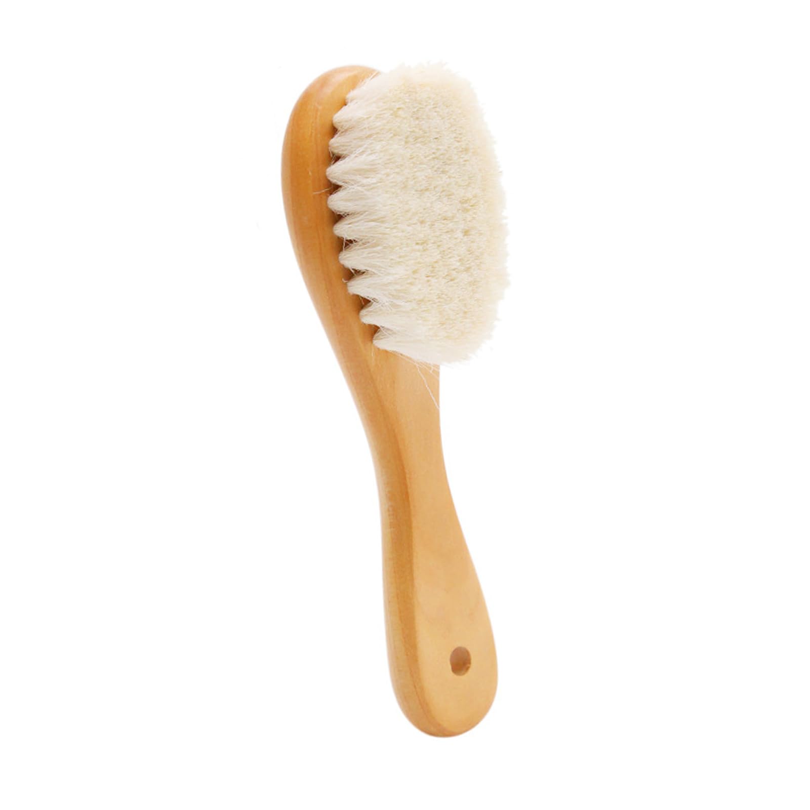 Baby Hair Brush, Newborn Hair Brush with Soft Bristle, Natural Goat Hair for Newborns & Toddlers, Newborn Baby Essentials