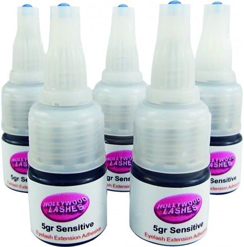 Hollywood Lashes Sensitive Black Adhesive 5 x 5g