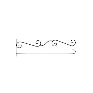 Briarwood Lane Wrought Iron Scroll Garden Flag Wall Bracket/Holder