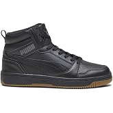 PUMA Mens Rebound V6 Mid Lace Up Basketball Sneakers Shoes Casual