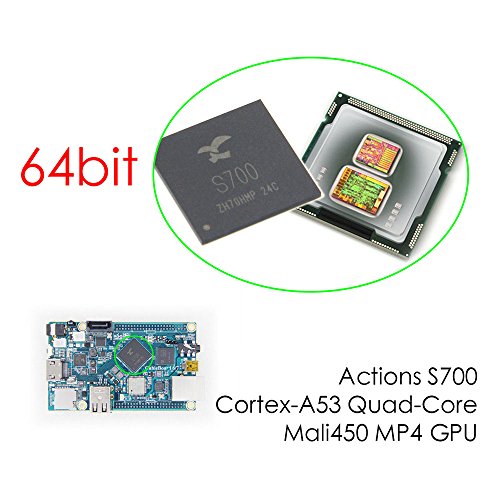 Cubieboard7 Actions SOC S700 ARM Cortex-A53 Quad-Core 2G LP DDR3 8G eMMC development board/ android/linux/Open source