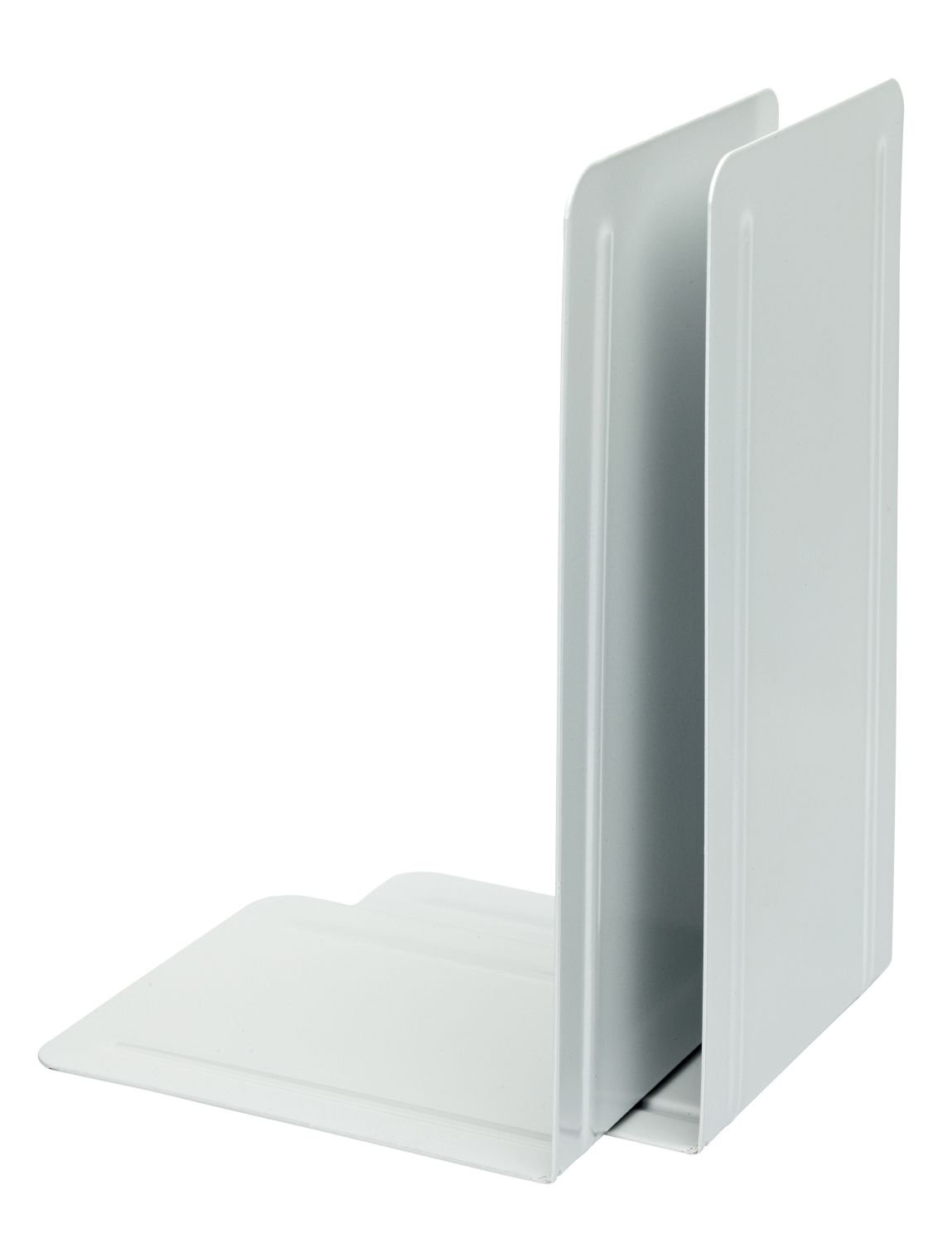 ALCO-Albert 4303-10 Metalen boekensteunen, 1 paar, 130 x 240 x 140 mm, wit